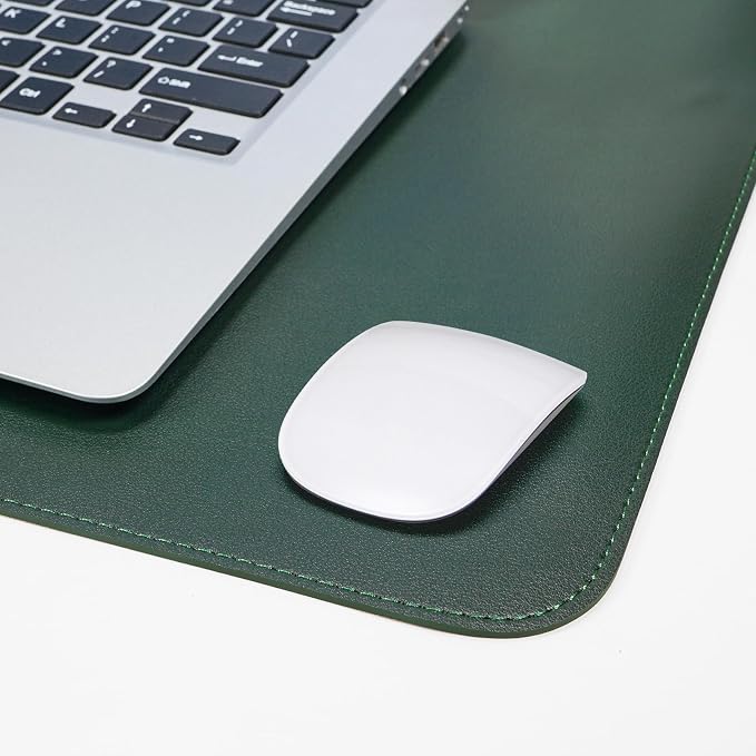 AFIING Cork Desk Mat 55" x 17", Dual-Sided Natural Cork & PU Leather Desk Pad - Image 4