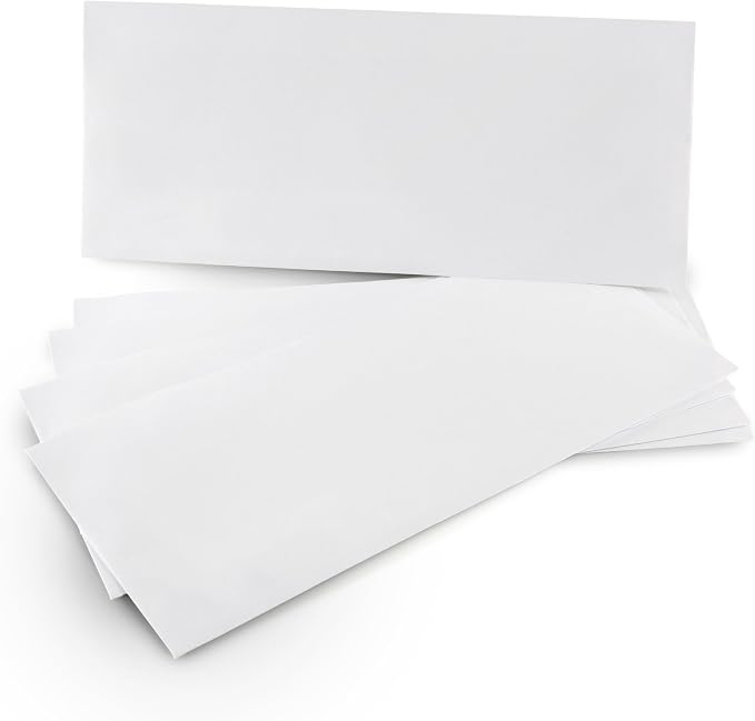 Aimoh #10 Security SelfSeal Envelopes – 20 Qty |No Window, 4⅛ x 9½", 24 LB - Image 2