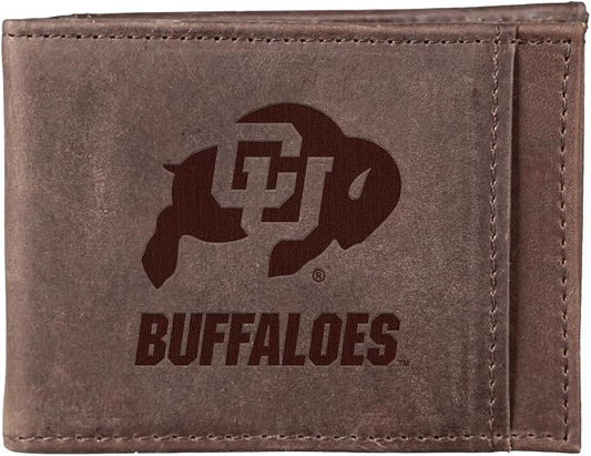 Team Sports America NCAA University of Colorado Front Pocket Slim Wallet by TeamSportsAmerica