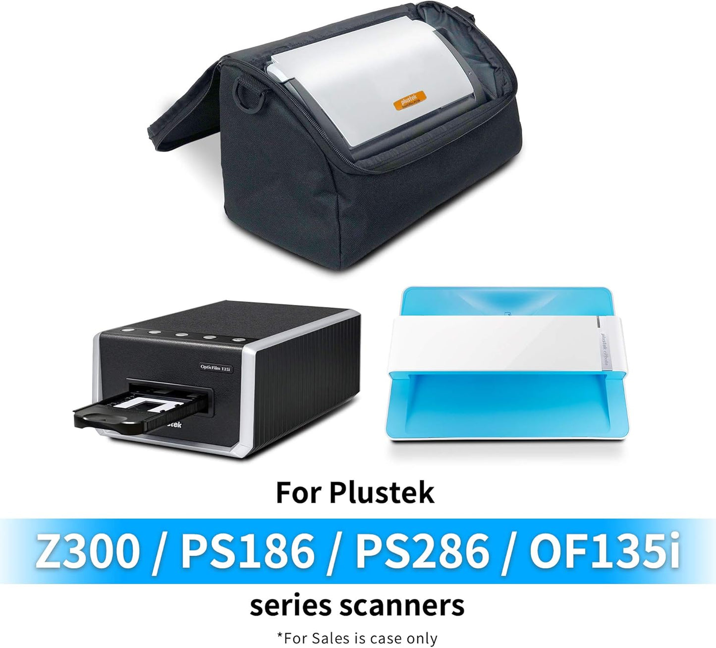 plustek Document Scanner Carrying Case Bag – Dust-Proof, Anti-Static, Dust Cover & Protector Scanner, Fujitsu ScanSnap and Brother Document Scanner use