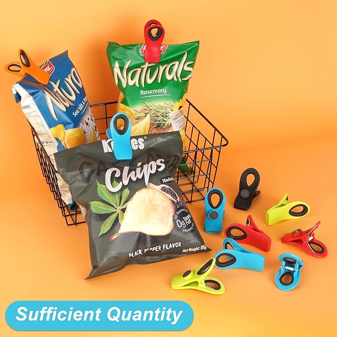 Jetmore 30 Pack Chip Clips Bag Clips, Office Paper Clamps - Image 4