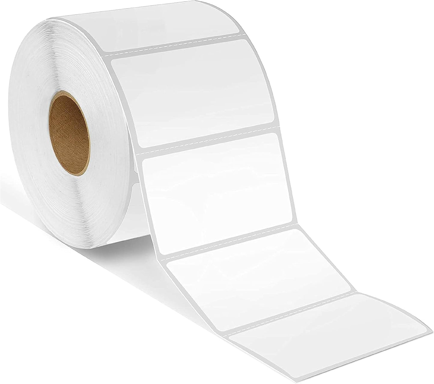 Spartan Industrial - 2.25" X 1.25” Direct Thermal Labels, Perforated Barcode Address Labels, Compatible with Rollo & Zebra Desktop Printers - 10 Rolls, 1000/Roll