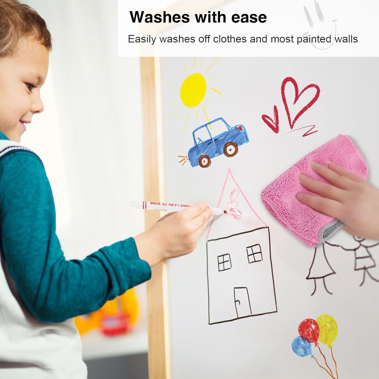 Washable Markers Bulk, Bulk Pack of 320 in 16 Vibrant Colors with Super Tip - Perfect for Kids' Classrooms & Teachers
