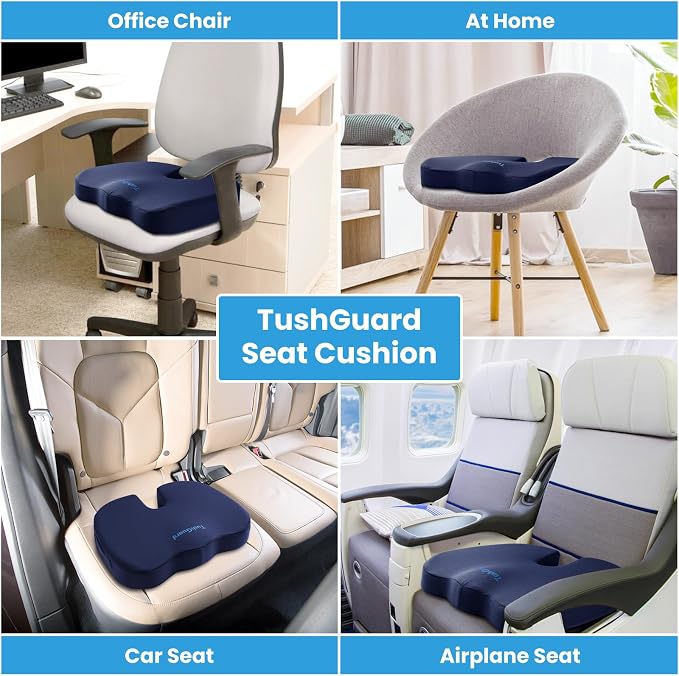 TushGuard Seat Cushion, Office Chair Cushions, Car Seat Cushion, Non-Slip - Image 5