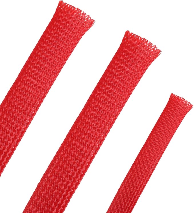 25ft PET Expandable Braided Cable Sleeve 1 inch Pet Braided Cable Sleeve by PursuingaBetterLife