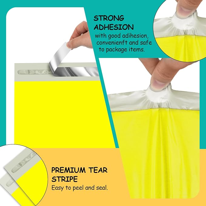 Poly Mailers 10x13 Inch 25 Pcs, Tear Resistant and Waterproof Mailing Envelopes - Image 3