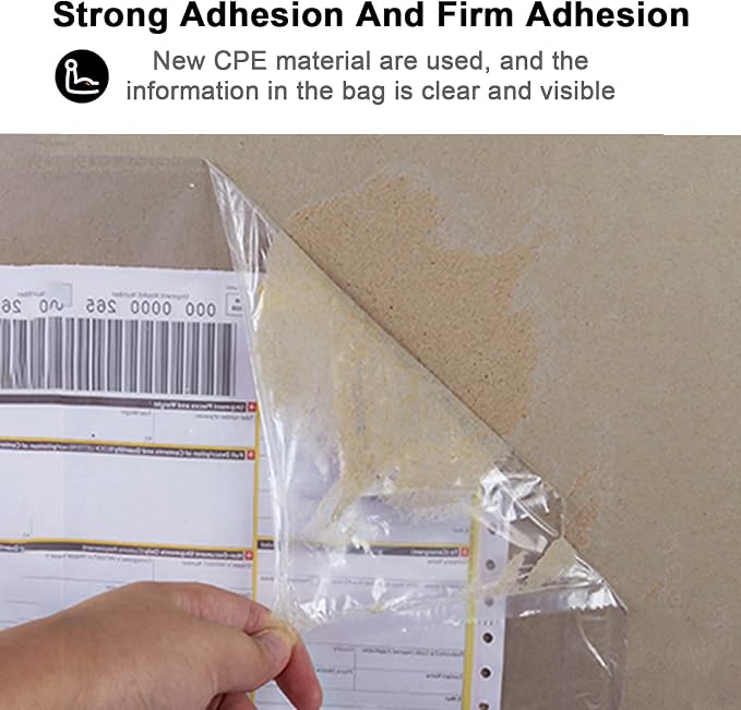 6" x 9" shipping label sleeves, Packing Slip Envelope Pouches - Image 5