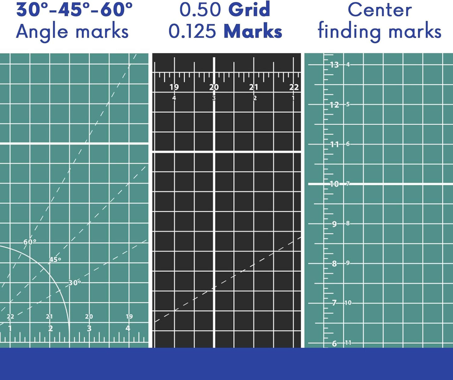 PK00006 Model GBM1218 Series 12" x 18" Professional Cutting Mat; Double-Sided Green/Black; Self-Healing; For Graphic Arts, Hobbies, Crafts, Quilting, and other Cutting Projects