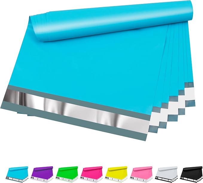 Poly Mailers 10x13 inch 100 Pcs, Waterproof and Tear-resistant Shipping Bags by VAPULCIO