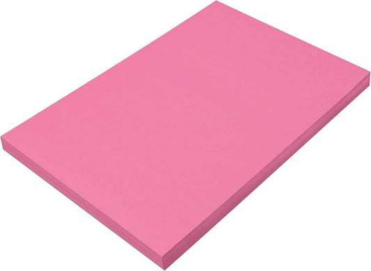 Prang Construction Paper, Hot Pink, 100 Sheets by Prang