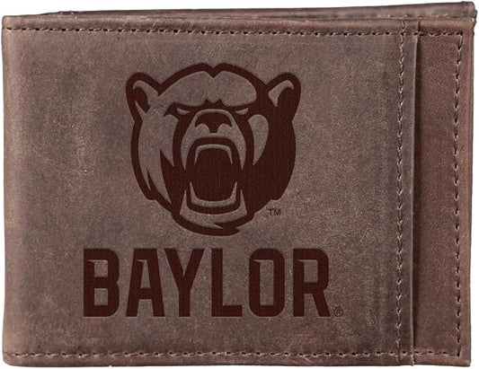 Team Sports America NCAA Baylor University Front Pocket Slim Wallet by TeamSportsAmerica