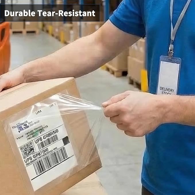 9527 Product 6" x 9" Clear Adhesive Top Loading Packing List Clear Shipping - Image 6