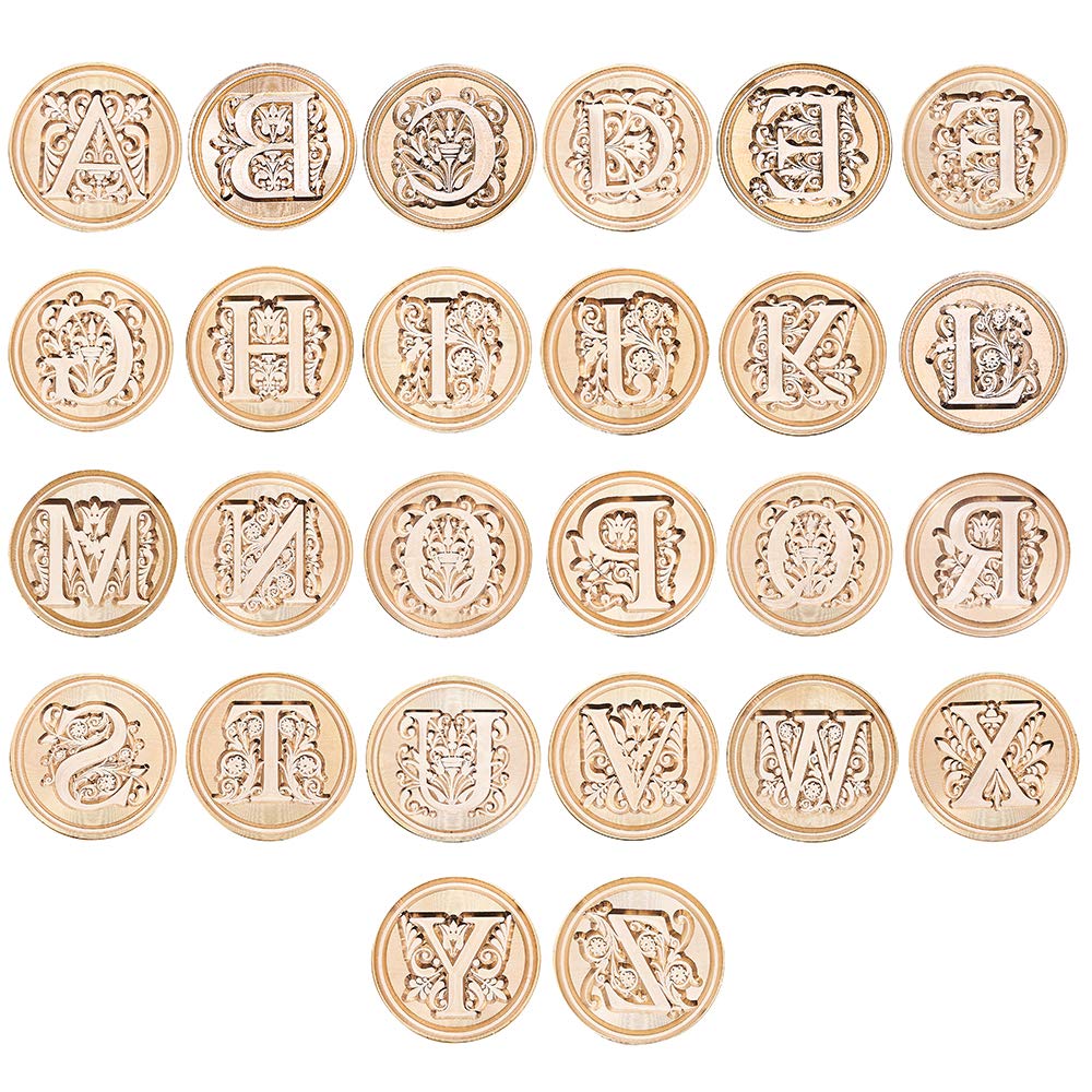 Letter B Sealing Wax Stamp, Wax Seal Stamp B, Gold