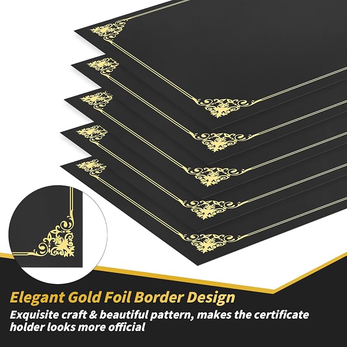 Oleitodh 80 Pcs Certificate Holders Bulk, Document Covers - Image 3