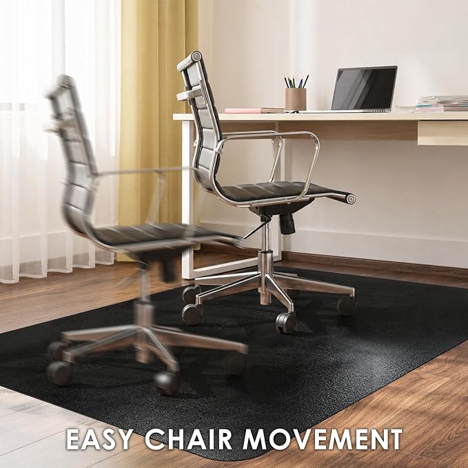 Kuyal Chair mat for Hardwood Floor 51 x 63 inches Rectangle Floor Mats - Image 7