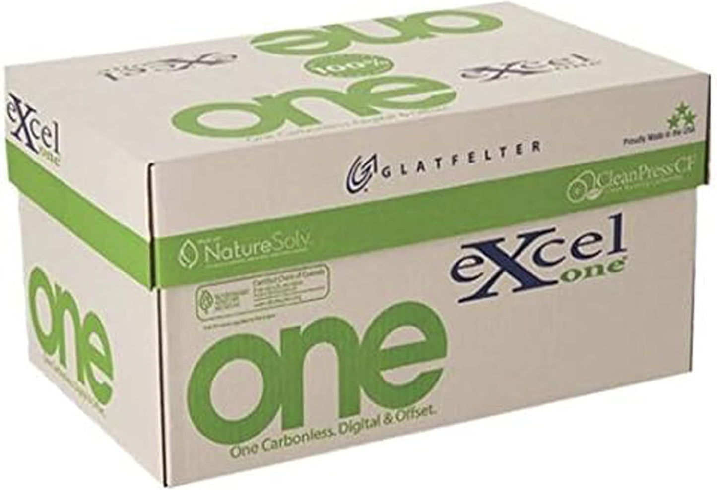 8.5 x 11 Excel One Carbonless Paper, 3 part STRAIGHT/FORWARD (Bright White/Canary/Pink), 1670 Sets, 5010 Sheets, 10 REAMS (Full CASE)