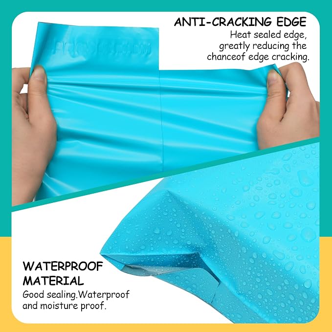 Poly Mailers 14.5x19 inch 50 Pcs, Waterproof and Tear-resistant Shipping Bags - Image 4