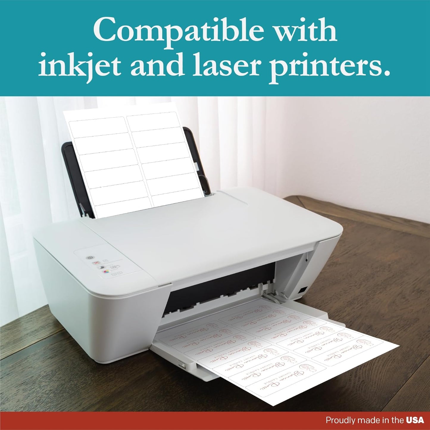 Premium Label Supply White Sticker Mailing Labels – 4" x 1.33" – Laser/Inkjet Compatible – (14 per Sheet), 1000 Sheets – 14000 Total Adhesive Labels