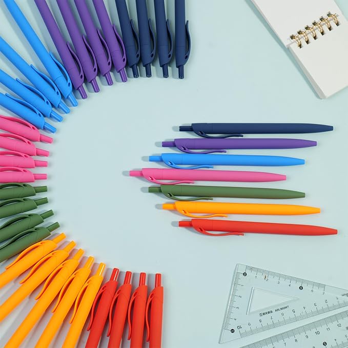 BallPoint Pens, 50 Pack, Bulk Pens, Click Pens - Image 8