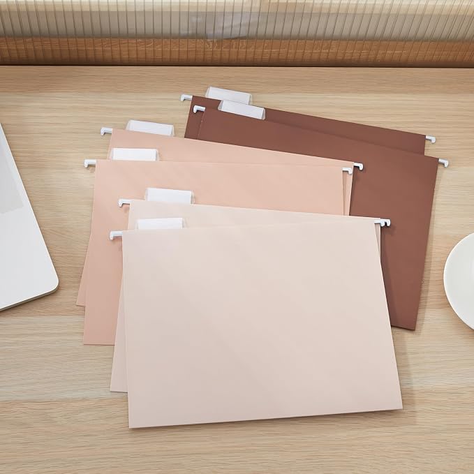 Y YOMA 36 Pack Gradient Hanging File Folders Letter Size Decorative Hanging - Image 8
