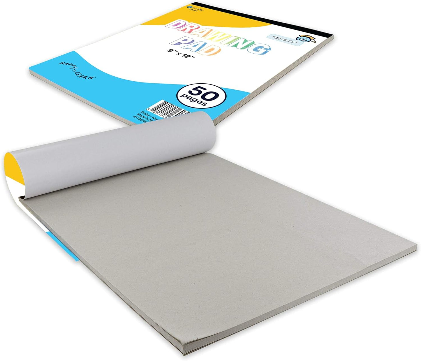 Sketch Pad For Kids (6 Pack) - 9" x 12" Kids Drawing Pad, 50 Sheets Kids Sketch Book, Doodle Pad, Art paper for kids, Kids sketch pad, Kids drawing paper - by Enday