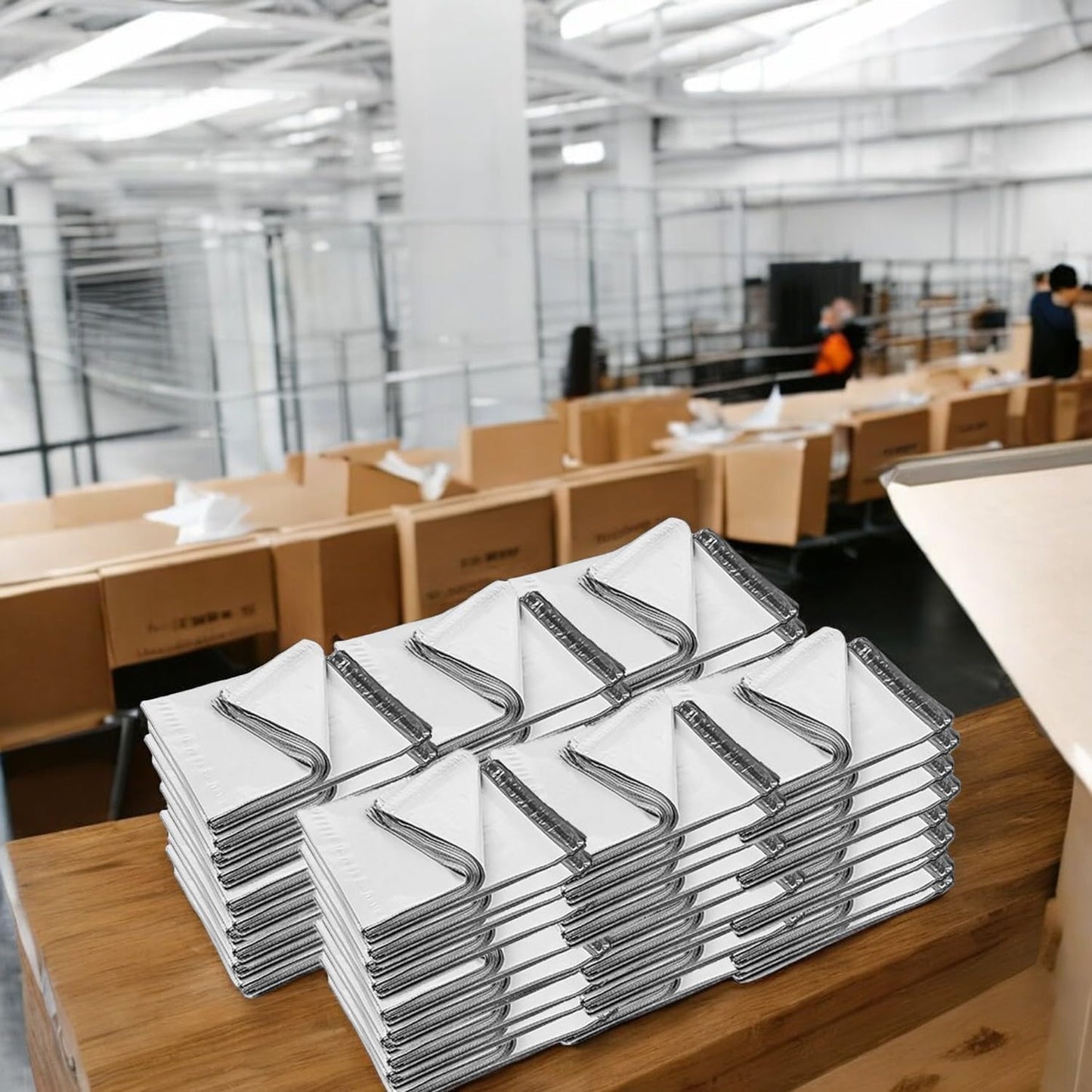 iMBAPrice 500 - 14.5x19 Premium Matte Finish White Poly Mailers Envelopes Bags (iMBA-6PM-500)