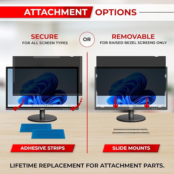 SightPro 24 Inch 16:9 Computer Privacy Screen Filter - Image 4