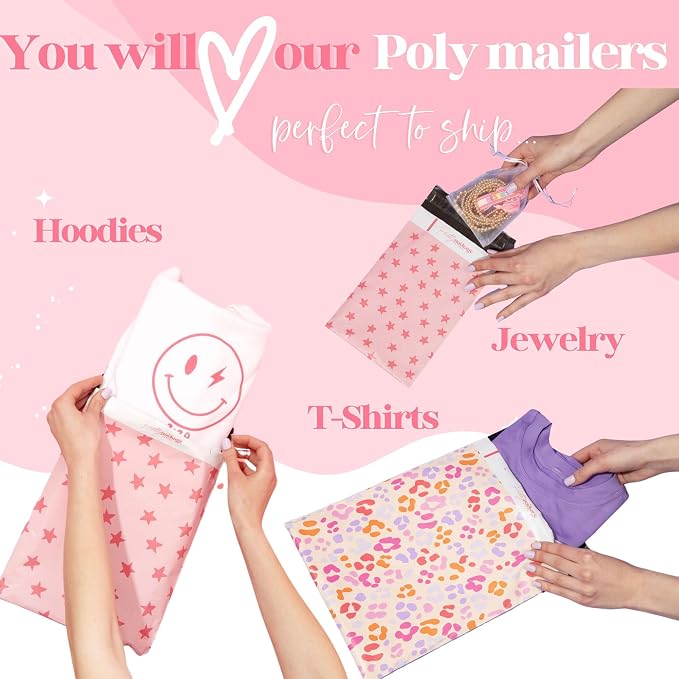 Pretty Package Store Poly Mailer 14.5x19, 100 Pack | Heavy Duty, Waterproof - Image 5