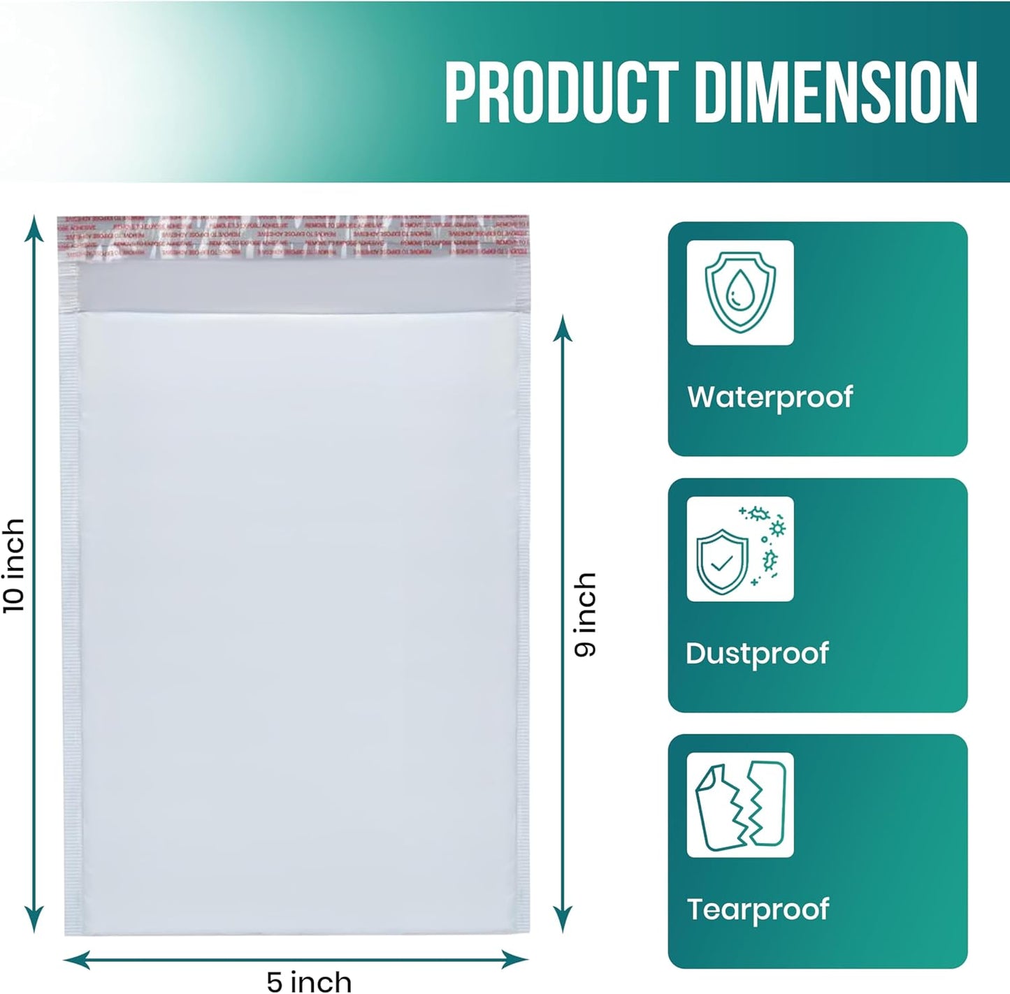 Levex - #00 5" x 10" [5 Pack] Poly Bubble Mailers, Padded Envelope Mailers, Packing Envelope & Mailing Bags for Shipping