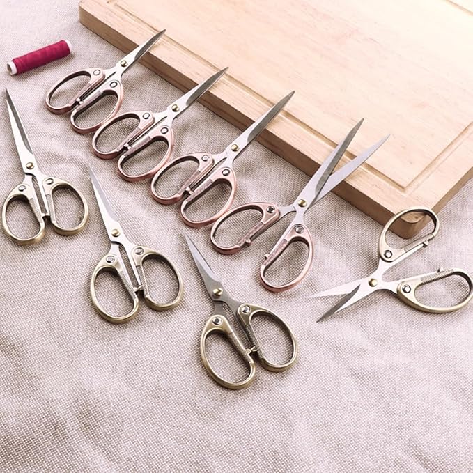 5" All Stainless Steel Office Scissors, Ultra Sharp Blade Shears, Sturdy Sharp - Image 9