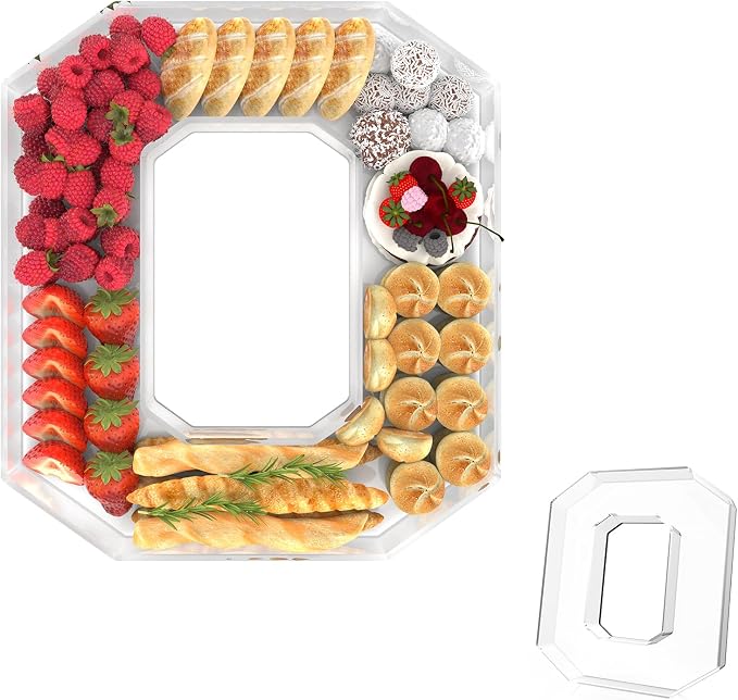 13.8" Acrylic Letter Charcuterie Tray, Charcuterie Letters Fillable Box by Tdsuco