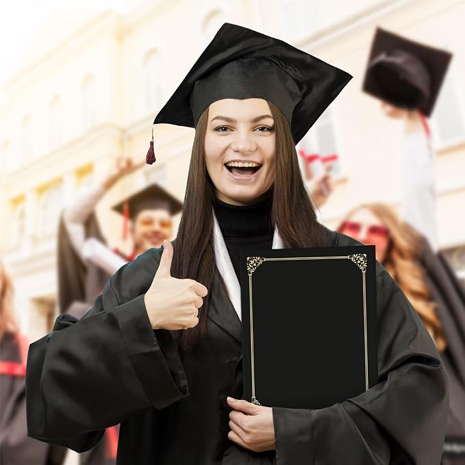 BELLE KR® Black Certificate Holders 8.5 x 11, Documents and Diplomas - Image 6