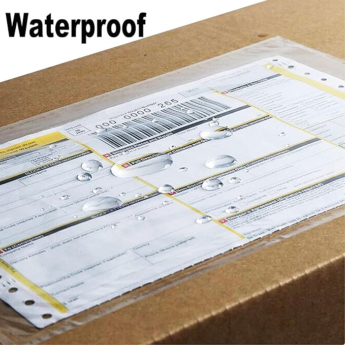 200 Pack 6x9 Shipping Envelopes, Packing List Mailing Envelopes Clear Adhesive - Image 6