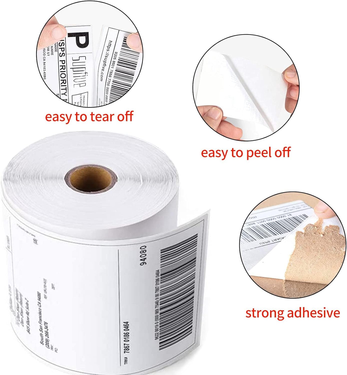 Direct Thermal Labels 4x6-450 Labels/Roll, Thermal Shipping Labels for Zebra 2844 ZP-450 ZP-500 ZP-505,20 Rolls,9000 Labels(NOT for DYMO)