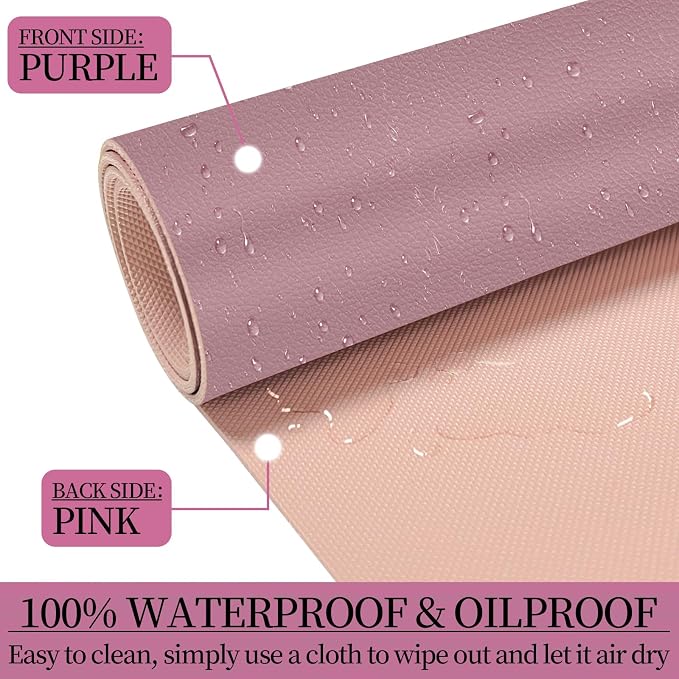 Non-Slip Desk Pad Mat, Leather Desk Mat - Image 3