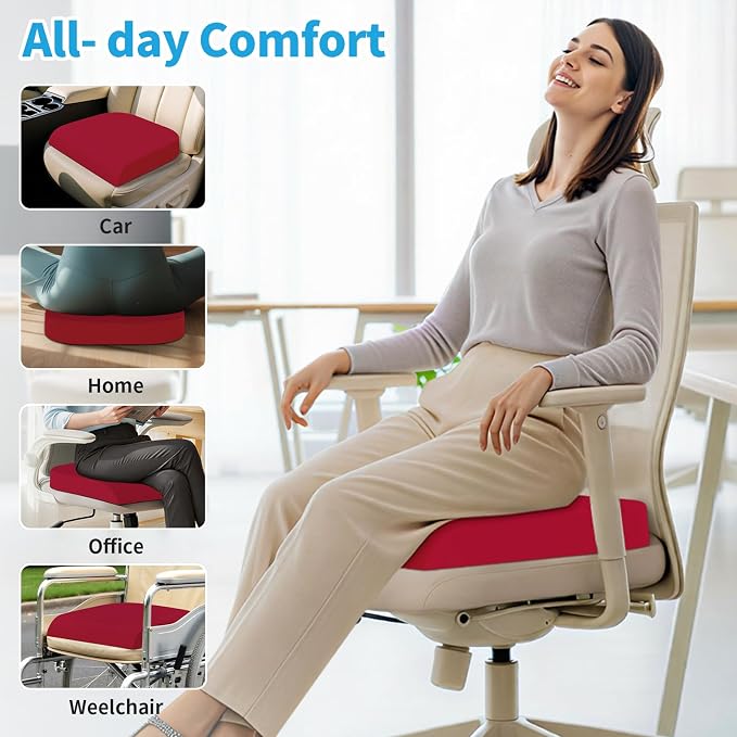 TranquilRelax 2XL Seat Cushion, Memory Foam Cushion - Image 4