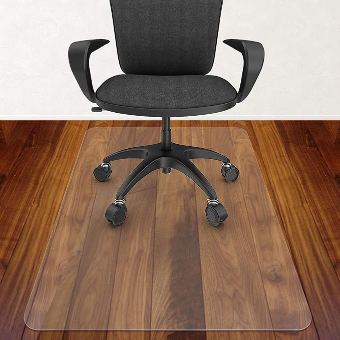 Azadx Large Chair Mat for Hardwood Floor 46 x 53'' Office Chair Mat for Hard by Azadx