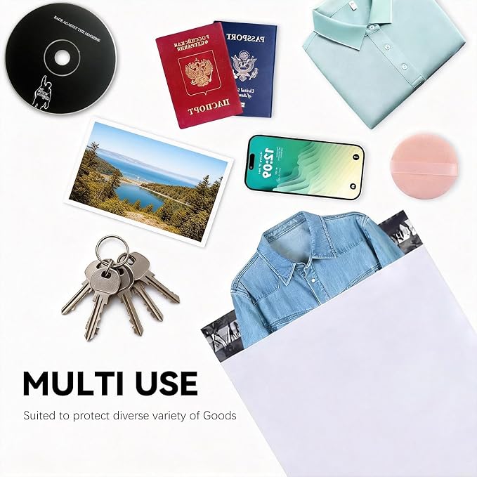 24"x24" Poly Mailers，White Shipping and Envelope Bags Pack of 100 - Image 5