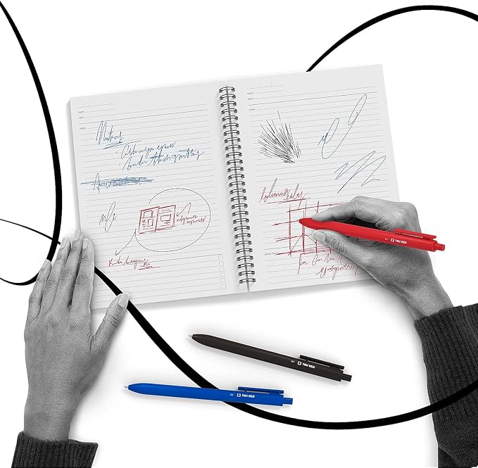 TRU RED Retractable Gel Pens, Medium Point 0.7mm, 15 Pack – Quick‑Dry Pens - Image 5