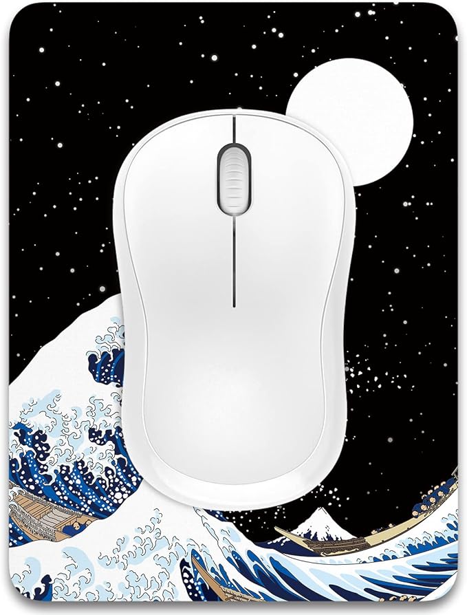 Dapesuom Small Mouse Pad, 6 x 8 Inch Thick Rubber Premium-Textured Non-Slip by Unknown