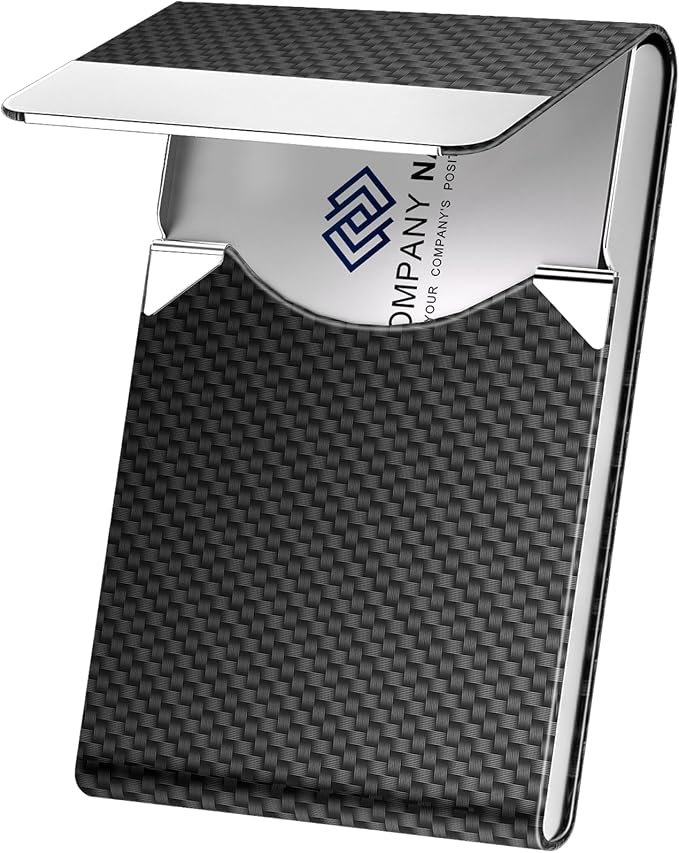 Business Card Holder, Metal Slim Business Card Case, Pocket Card Holder by DMFLY