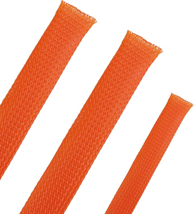 25ft PET Expandable Braided Cable Sleeve 1 inch Pet Braided Cable Sleeve by PursuingaBetterLife
