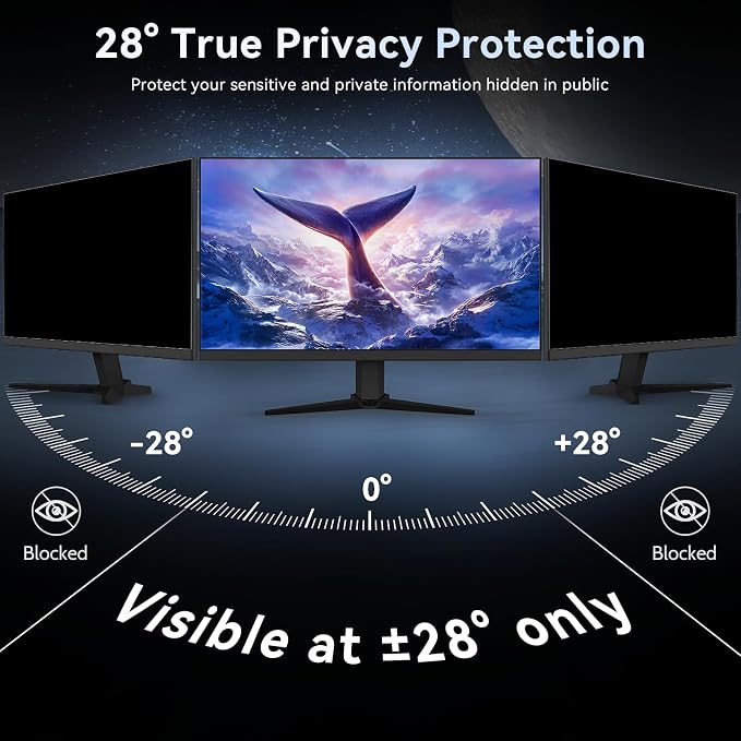 27 Inch Privacy Screen for Computer Monitor 16:9 Aspect Ratio, Eye Protection - Image 3