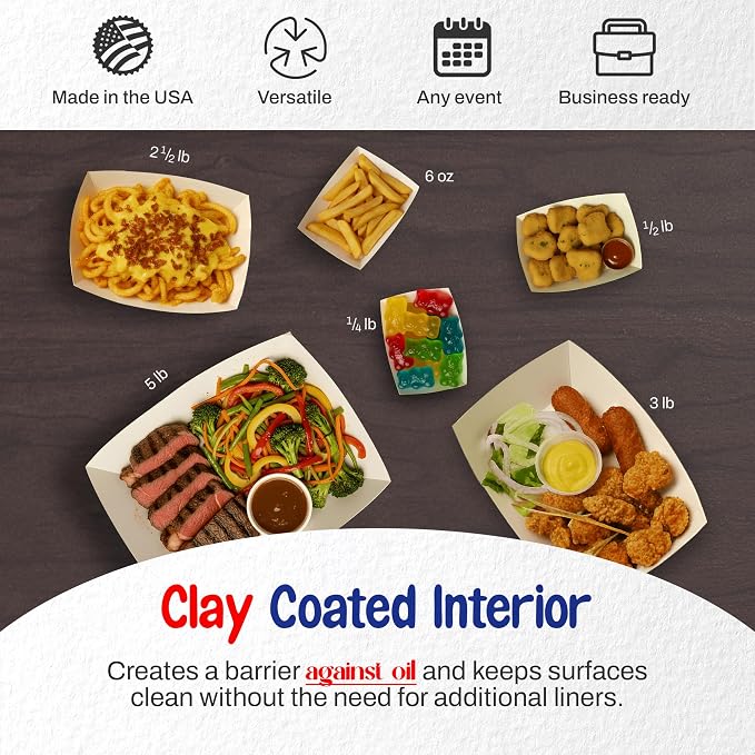MT Products Plaid Charcuterie Tray 6 oz. Disposable Paper Food Tray - Image 3