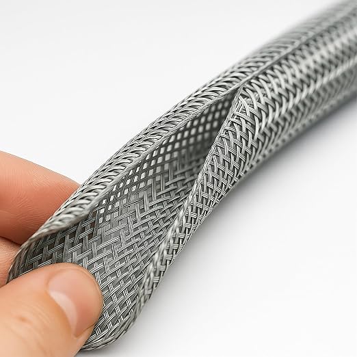 Electriduct 3/4" Hook Self Closing Sleeve Braid Wrap Around Sleeving Flame - Image 2