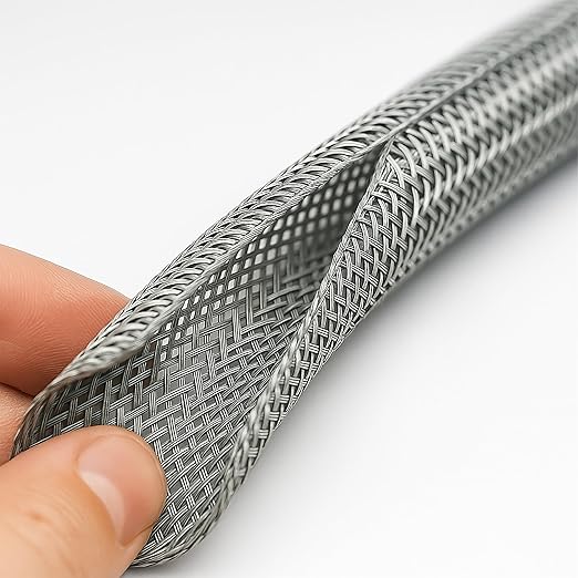 Electriduct 3/4" Hook Self Closing Sleeve Braid Wrap Around Sleeving Flame - Image 2