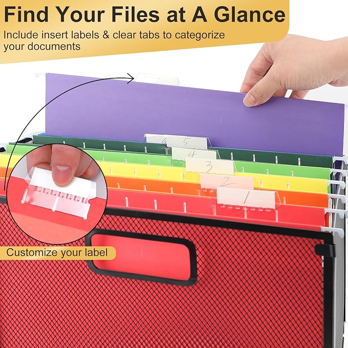 Hanging File Folders Legal Size, 60 Pack File Folders - Image 5