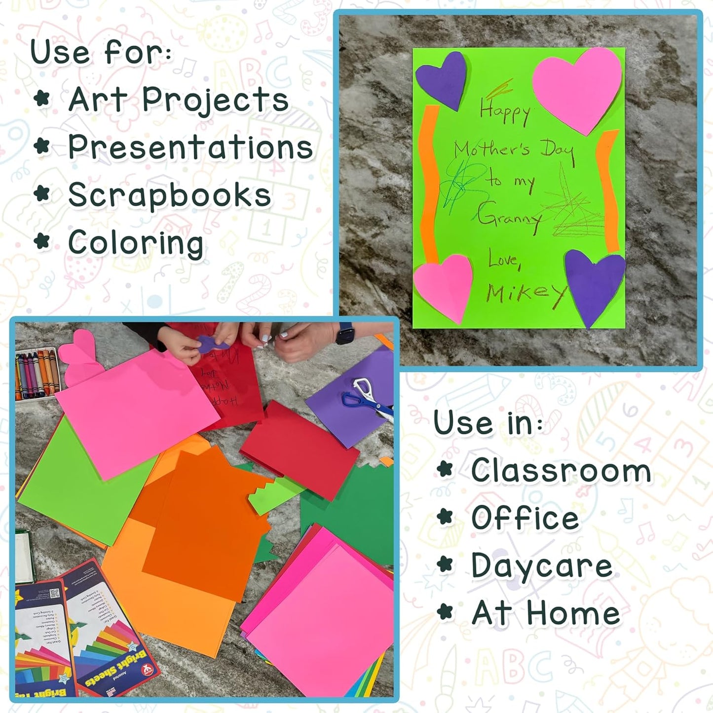 Hygloss Dark Green Bright Colored Cardstock - 11x17-Inch, 50 Sheets, 65 lb/ 176 gsm, Fade-Resistant, Acid-Free Color Card Stock Paper