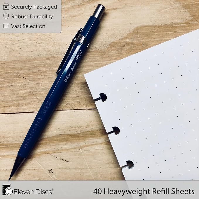 Eleven Discs Discbound Paper, Letter Size Engineering Grid Sheets - Image 5