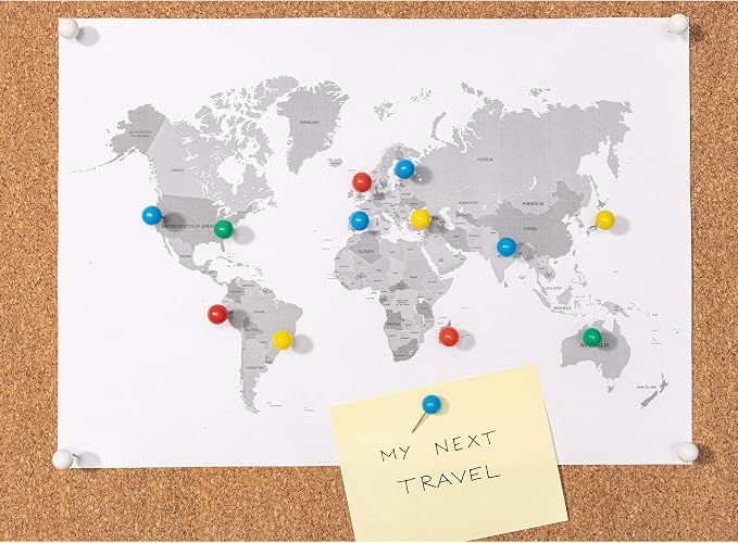 1000 PCS Push Pins Map Tacks, 15 Assorted Colors - Image 9